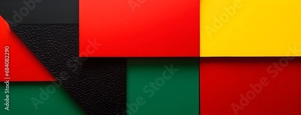 Fototapeta Vibrant Red Background with Soft Textured Surface for Design and Presentation Use - Adobe Stock Image Generative AI