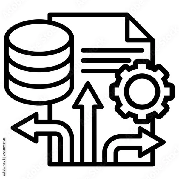 Fototapeta Data Flow