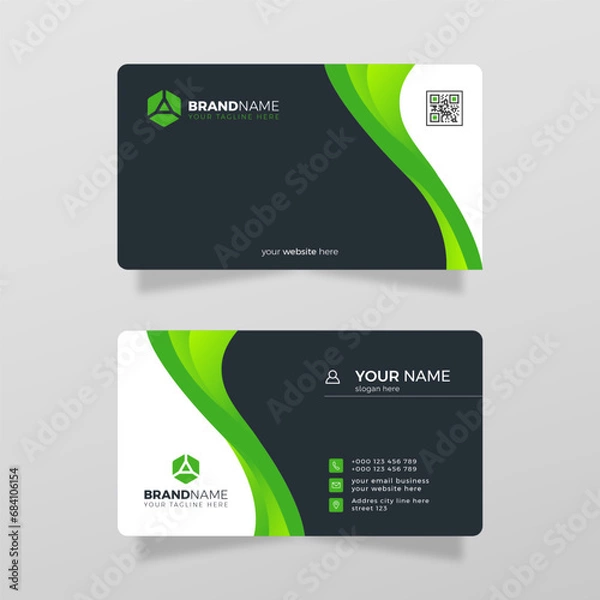 Obraz Vector business card template.