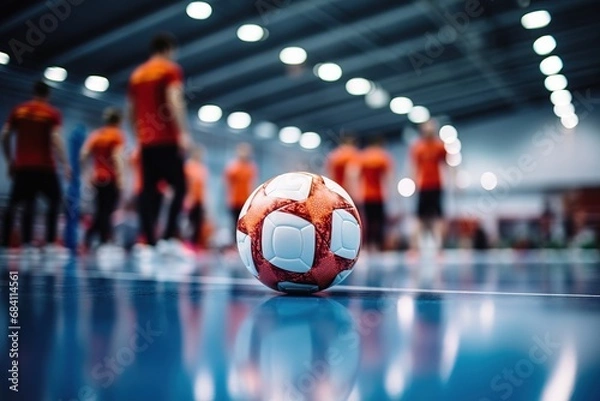 Fototapeta Futsal is a football-based game played on a hardcourt