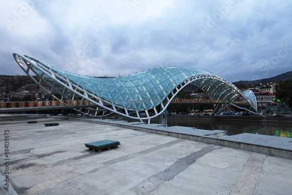 Fototapeta View of Tbilisi - the capital of Georgia