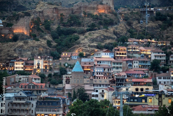 Obraz View of Tbilisi - the capital of Georgia