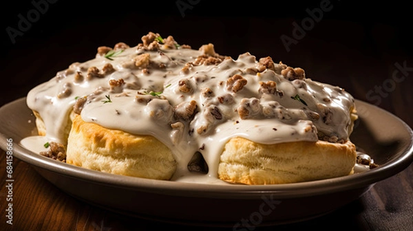 Obraz Biscuit and gravy