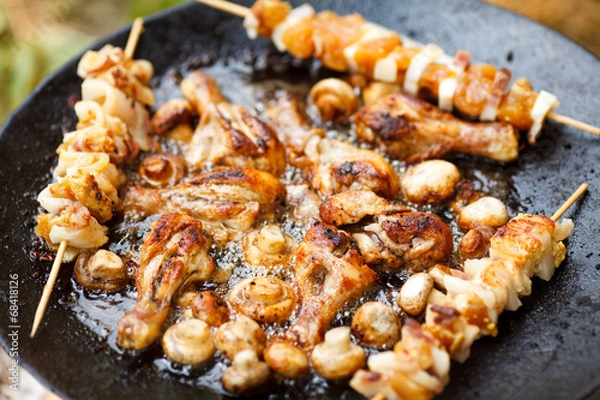 Obraz Mixed meat barbecue