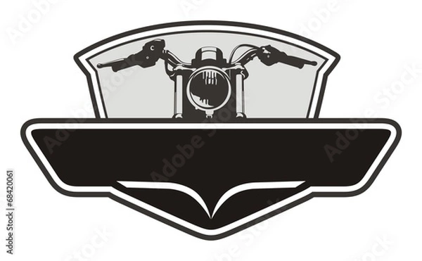 Obraz motorcycle emblem