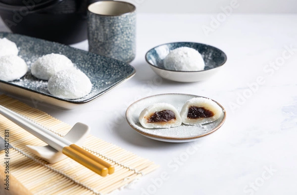 Obraz Red bean Mochi.