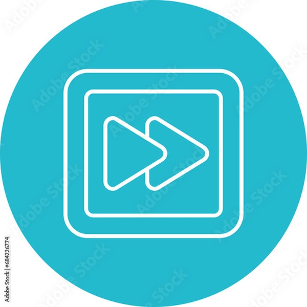 Fototapeta Next Button Icon