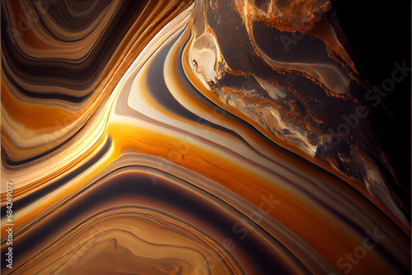 Fototapeta Realistic marble background. AI generated