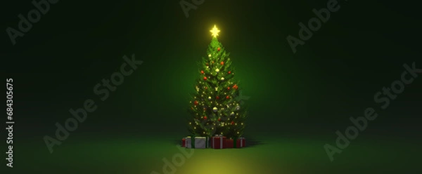 Fototapeta Christmas tree