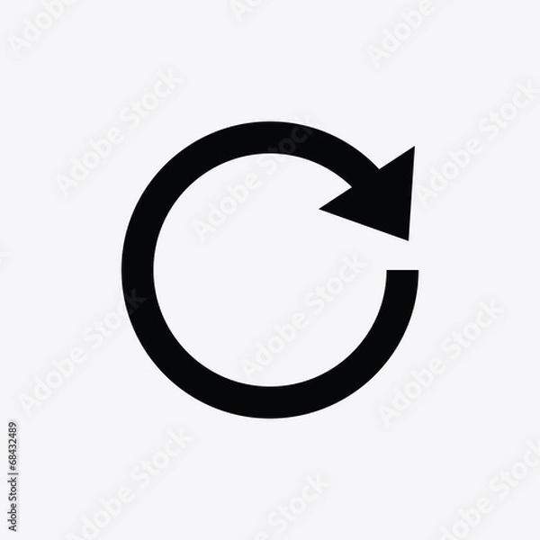 Fototapeta redo and undo symbol