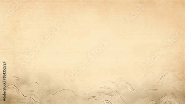 Obraz Japanese classic beige paper design texture. Asian vintage background. Generative AI.