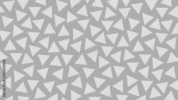 Fototapeta Grey seamless geometric triangle pattern