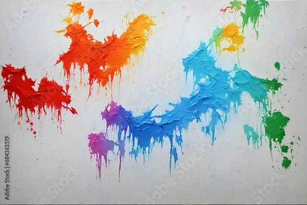 Obraz abstract watercolor background with watercolor splashes