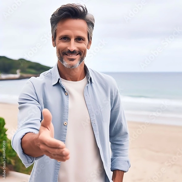 Obraz water after workout