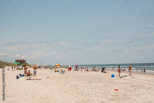 Fototapeta The Beach at the Outer Banks Island in North Carolina