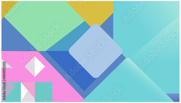 Fototapeta Abstract geometric background design. 
