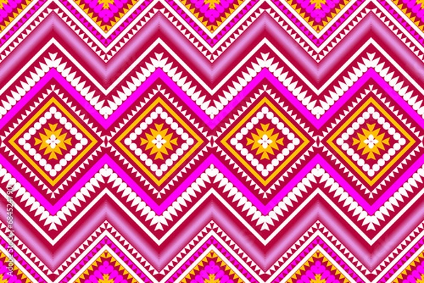 Fototapeta seamless geometric pattern with shapes