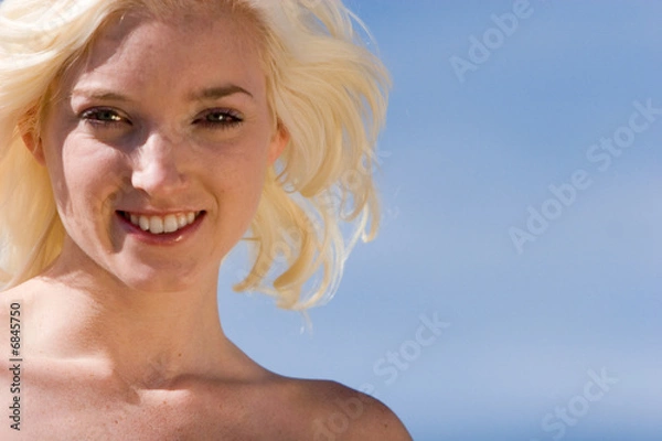 Fototapeta Sexy blond fashion girl