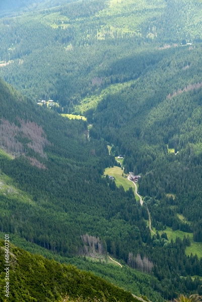 Obraz dolina w górach