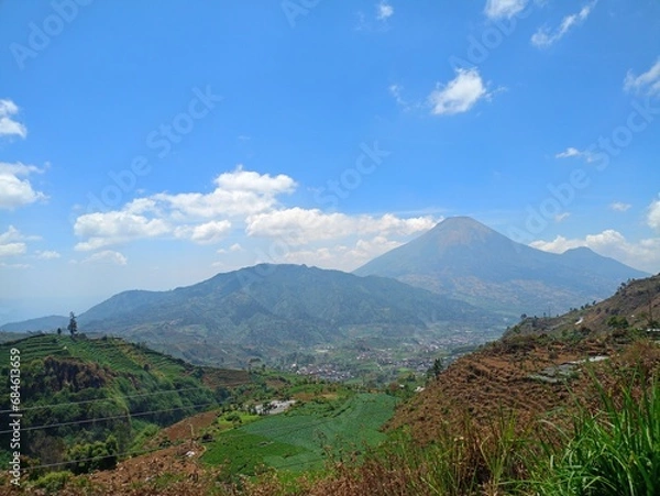 Obraz landscape with blue sky