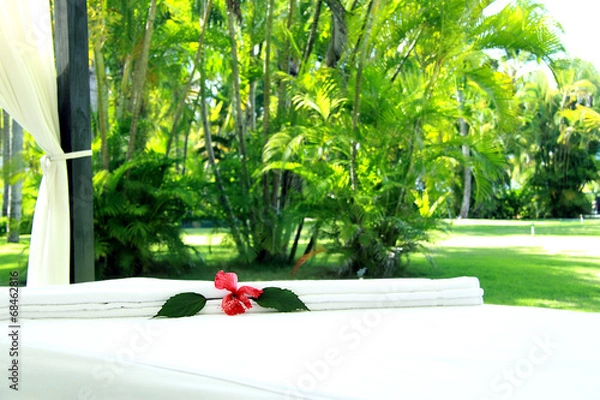 Obraz A table for massage and spa