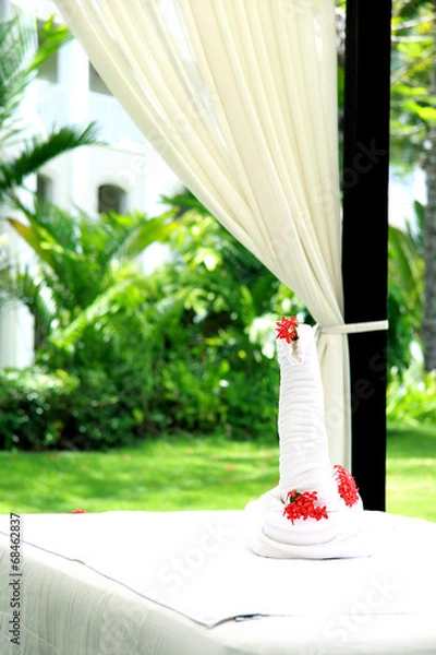 Obraz A table for massage and spa