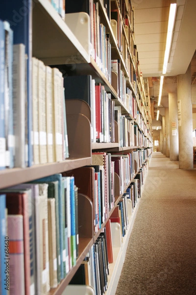 Obraz library interior