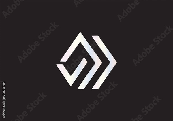 Fototapeta Minimalist logo design Minimal logo design vector template. Editable vectors. Icon symbol vector EPS 10.