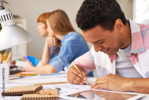 Fototapeta Making sketch