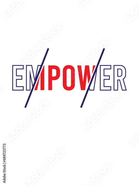 Obraz Typography Text Effect T-shirt Design