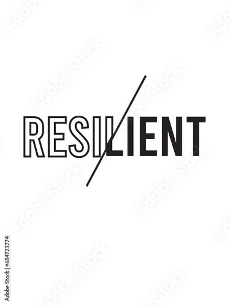 Obraz Typography Text Effect T-shirt Design