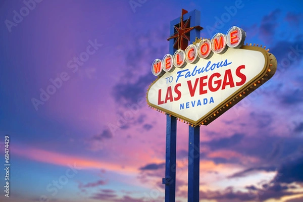 Fototapeta Welcome to Las Vegas Sign