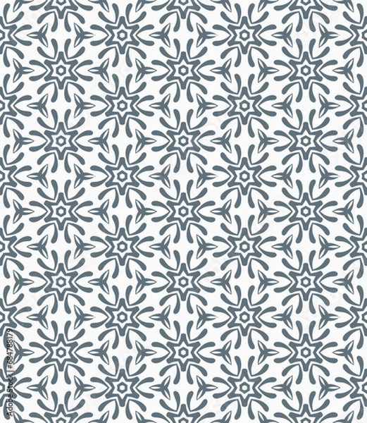 Fototapeta Multi color seamless abstract pattern. Background and backdrop. Multi Colored. Colorful ornamental design. Colored mosaic ornaments. Vector graphic illustration. EPS10.