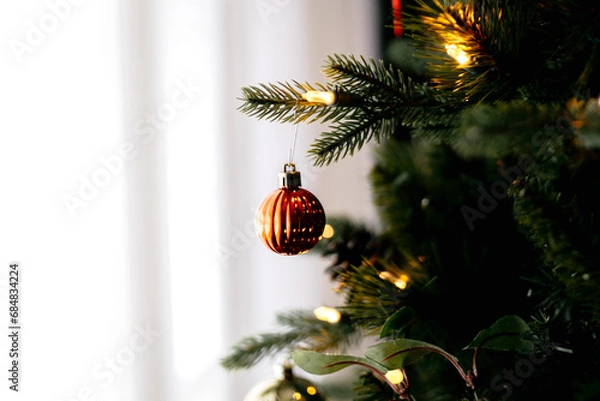 Obraz christmas decoration on a tree