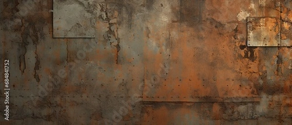 Fototapeta Corroded Metal Surface texture background,a grunge texture  corroded metal surfaces, can be used for printed materials like brochures, flyers, business cards.