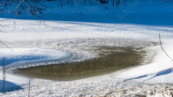 Obraz Walking in a winter day
