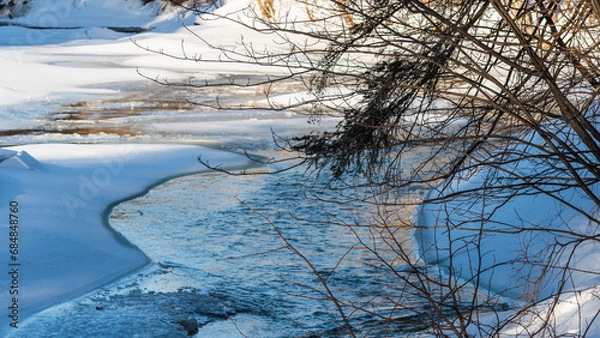 Obraz Walking in a winter day