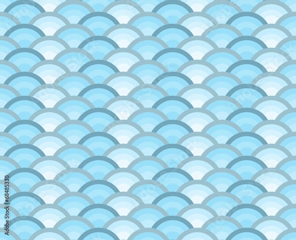 Obraz blue wave pattern