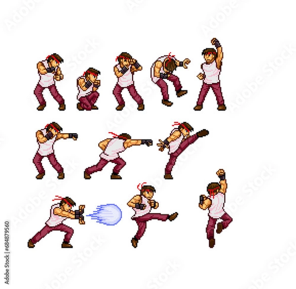 Obraz Tシャツ男性格闘家02オール