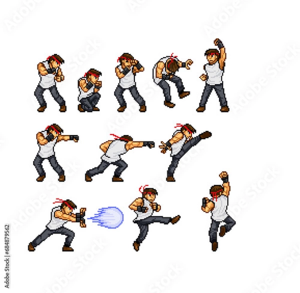 Obraz Tシャツ男性格闘家04オール