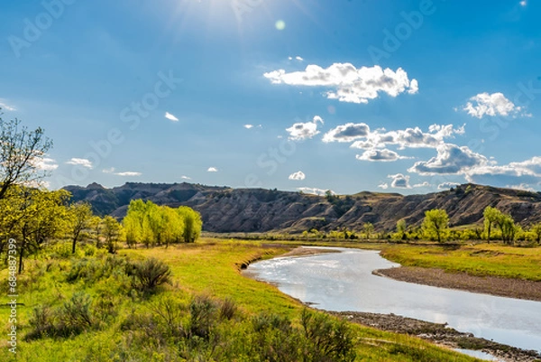 Obraz landscape with river