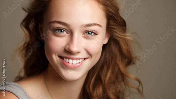 Obraz 笑顔の美しい女性