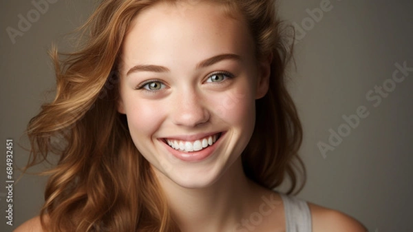 Obraz 可愛い笑顔の女性