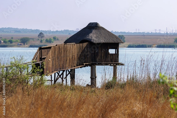 Obraz Wooden bird hide