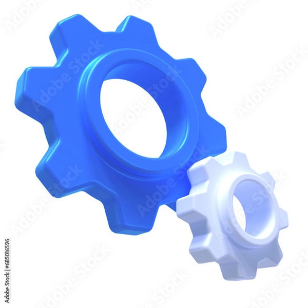 Fototapeta Render illustration. Simple icon for web and app. Modern trendy design. Transparent background. Format png