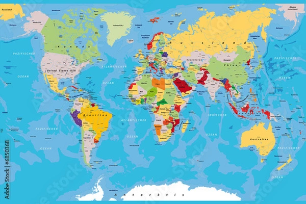 Obraz worldmap_compass