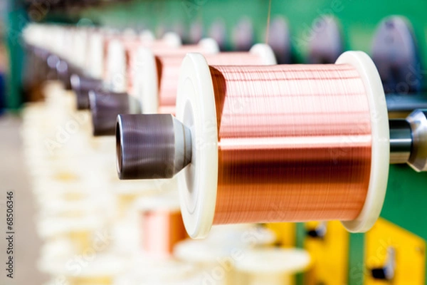 Obraz copper cable factory