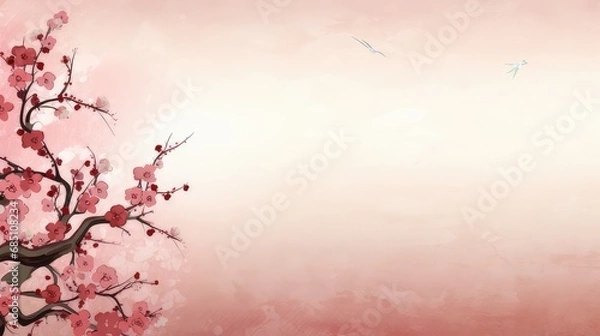 Obraz sakura blossom background