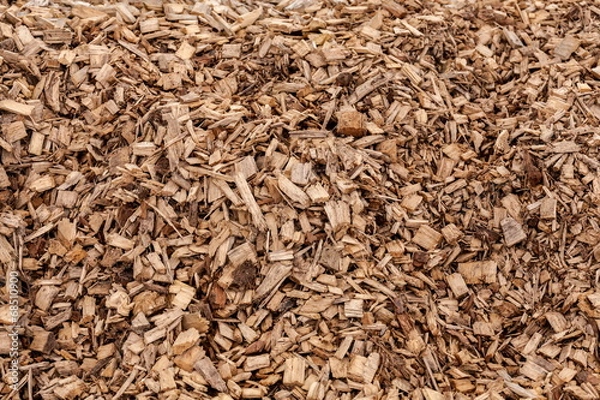 Fototapeta Holzhackschnitzel