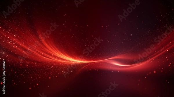 Obraz red wave and abstract background